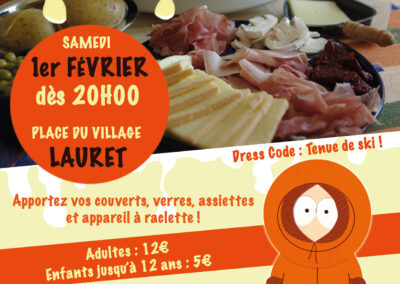 Affiche raclette Lauret